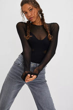 ALL AN ILLUSION BODYSUIT - Black