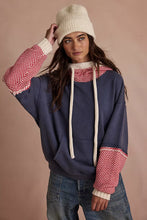 SNUG BONNET SWEATSHIRT - Indigo