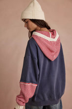SNUG BONNET SWEATSHIRT - Indigo