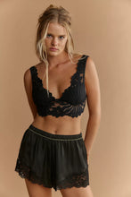 PETAL PARTY BRALET - Black