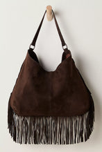 FINN FRINGE SHOULDER BAG - Espresso