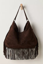 FINN FRINGE SHOULDER BAG - Espresso