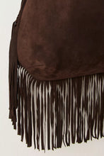 FINN FRINGE SHOULDER BAG - Espresso
