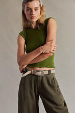 CANNON SUEDE BELT - Biscotti