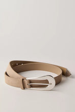 CANNON SUEDE BELT - Biscotti