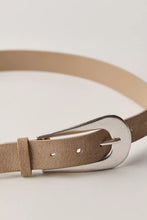 CANNON SUEDE BELT - Biscotti