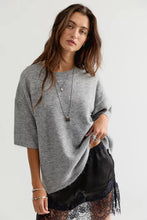 MARGOT SWEATER TEE - Heather Grey