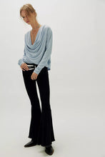ANE DRAPED TOP - Grey Dawn