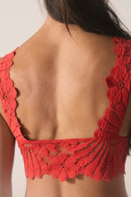 PETAL PARTY BRALETTE - Atlas Red