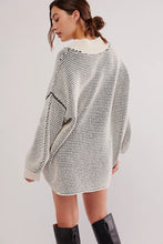 MAISE SWEATER - Ivory/Black Combo