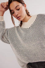 MAISE SWEATER - Ivory/Black Combo