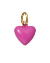 HAPPY HEART CORD CHARM BRACELET - Black