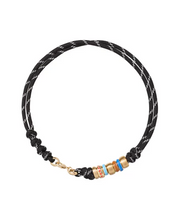 SUPER SIZE HAPPY CORD NECKLACE - Black