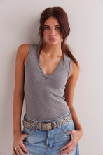 NERIA TANK - Heather Grey
