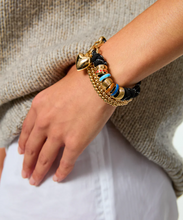 SUPERSIZE HAPPY CORD BRACELET - Black