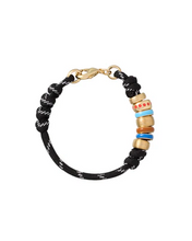 SUPERSIZE HAPPY CORD BRACELET - Black