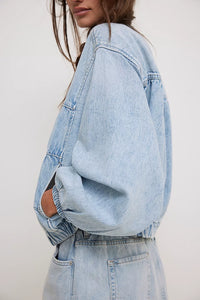LAYLA DENIM JACKET - Sunbeam