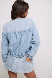LAYLA DENIM JACKET - Sunbeam