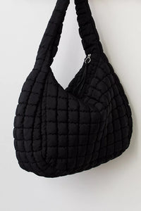 QUILTEd CARRYALL - Black
