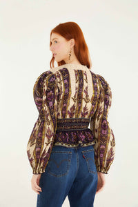 SAND EMBROIDERED BLOUSE