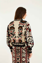 STRIPES WINTER TAPESTRY KNIT SWEATER