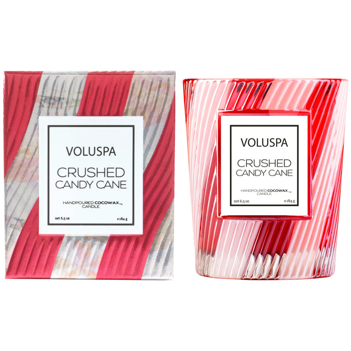 1 WICK CANDLE - Crushed Candy Cane