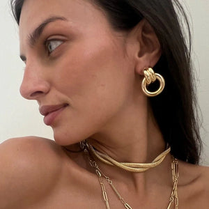 GINA EARRINGS - Gold