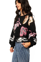 DANCE SHOES SWEATSHIRT - Black