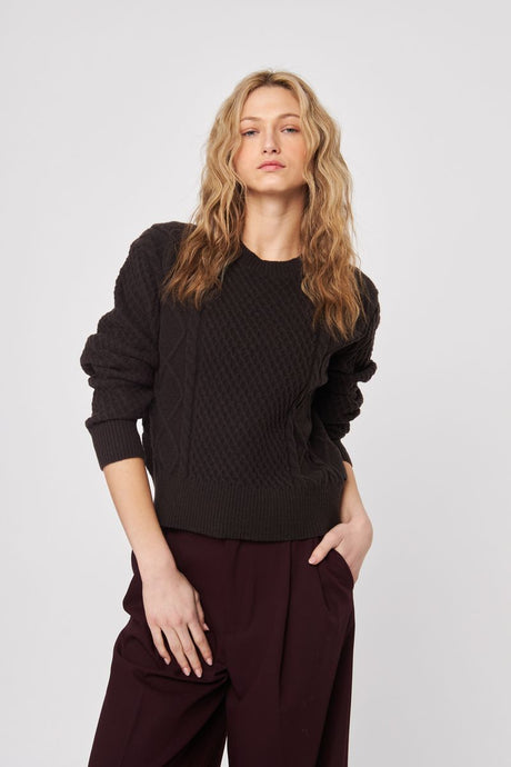 JULIEN SWEATER - Coffee Bean