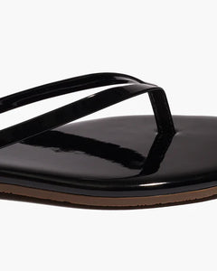 SQUARE TOE LILY - Black Gloss
