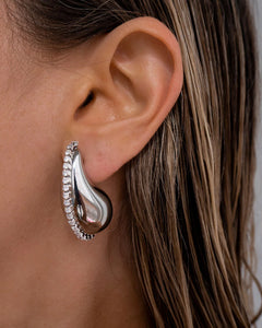 THE ROSEWOOD EARRINGS - Silver