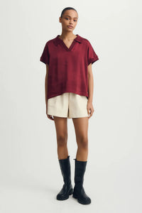 JILL TOP - Red Wine