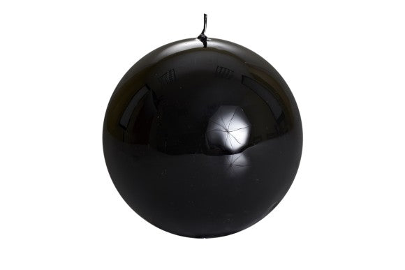 BALL CANDLE MEDIUM - Black