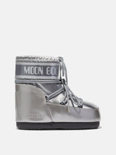 ICON LOW GLANCE BOOTS - Silver Satin