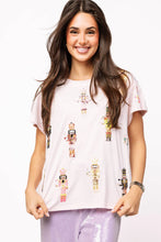 LIGHT PINK OCKTAIL SERVING NUTCRACKER TEE