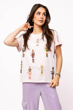 LIGHT PINK OCKTAIL SERVING NUTCRACKER TEE