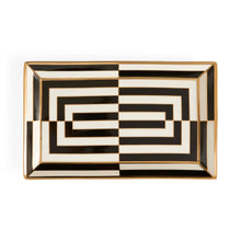 OP ART RECTANGLE SERVING TRAY