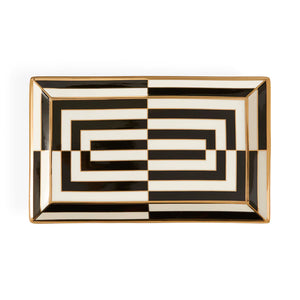 OP ART RECTANGLE SERVING TRAY