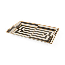OP ART RECTANGLE SERVING TRAY