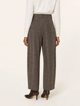 EDITA PANT - Mouline Check Brown