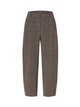 EDITA PANT - Mouline Check Brown