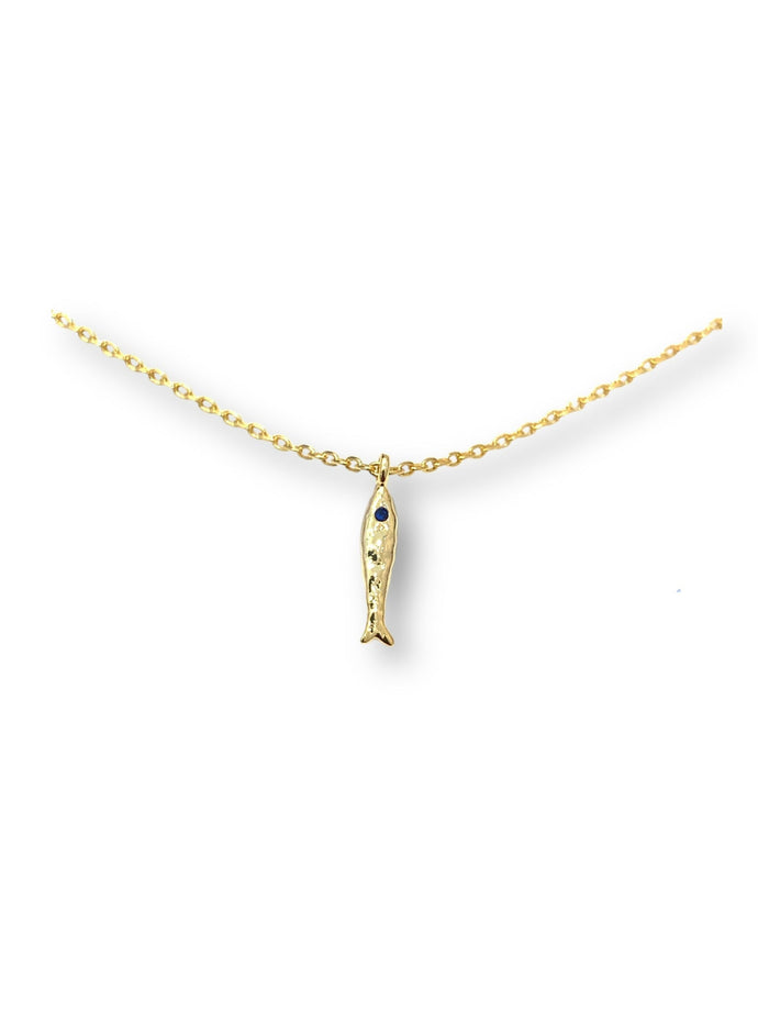 ISLA PETIT FISH NECKLACE - Gold