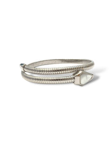 SOFIA COIL BRACELET - Silver