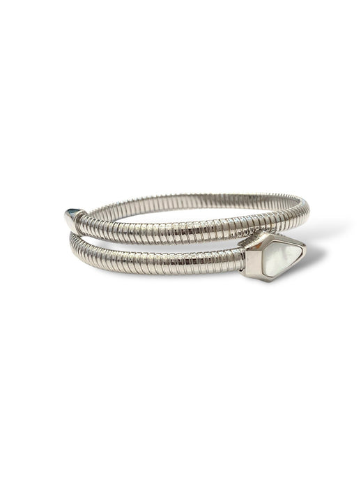 SOFIA COIL BRACELET - Silver