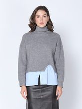 SLIT LAYERED SWEATER