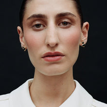 ROMY EARRINGS - Black/Gold