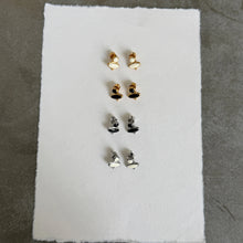 ROMY EARRINGS - Black/Gold
