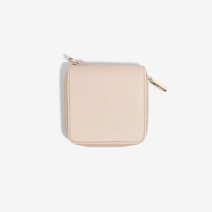 COMPACT JEWELRY ROLL - Blush