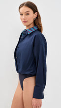 UPTOWN BODYSUIT - Navy/Potter Stripe