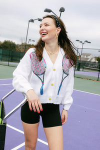QUEEN OF THE COURT CARDI